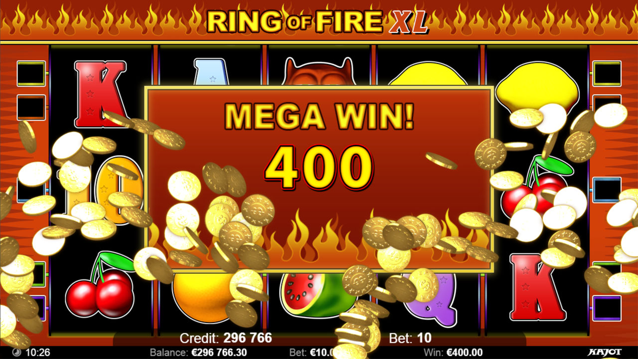 RING OF FIRE Mega win