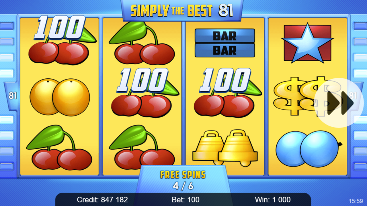 Simply the Best slot